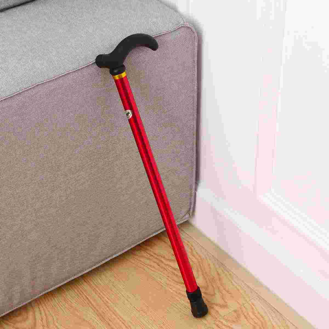 Canne de marche réglable premium – béquille anti-dérapante et anti-choc en 2 sections pour seniors, en alliage d'aluminium léger, base en caoutchouc antidérapante, hauteur réglable de 75 à 90 cm pour la randonnée et le soutien quotidien