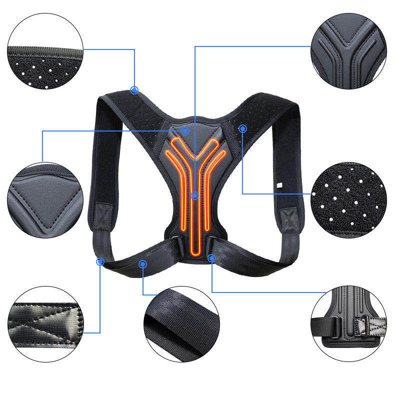 Premium Adjustable Back Posture Corrector Belt for Posture Support & Alignment – Anti-Camel Correction, Breathable Design,  