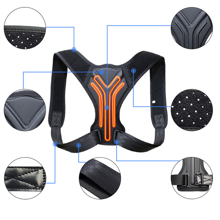 Premium Adjustable Back Posture Corrector Belt for Posture Support & Alignment – Anti-Camel Correction, Breathable Design,  