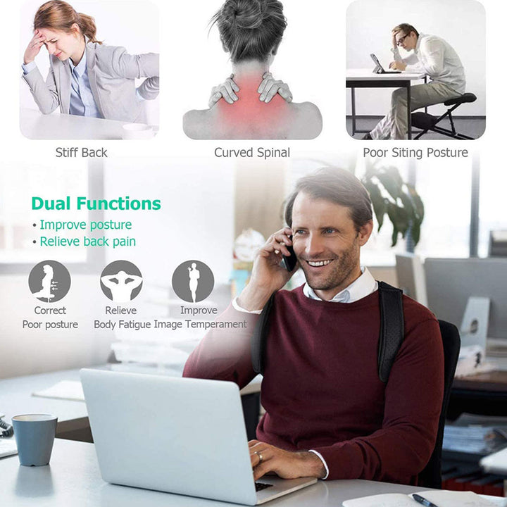 Premium Adjustable Back Posture Corrector Belt for Posture Support & Alignment – Anti-Camel Correction, Breathable Design,  