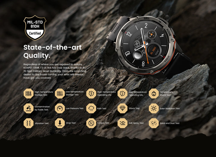Montre intelligente GPS Ultra Premium pour hommes, tracker de fitness AMOLED 470mAh, Bluetooth, montre numérique avec AOD, moniteur de fréquence cardiaque, tracker d'activité et plus.