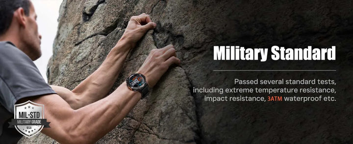 Montre intelligente premium pour hommes, appel Bluetooth, écran tactile complet, moniteur de santé, étanchéité IP68, traqueur de fitness, lampe de poche, cadrans personnalisés, compatible iOS et Android