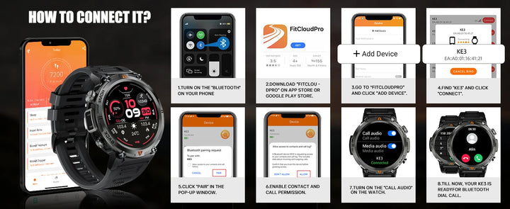 Montre intelligente premium pour hommes, appel Bluetooth, écran tactile complet, moniteur de santé, étanchéité IP68, traqueur de fitness, lampe de poche, cadrans personnalisés, compatible iOS et Android