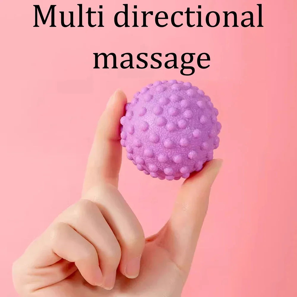 Premium TPE Trigger Point Massage Ball - Yoga, Foot & Leg Acupoint Roller for Muscle Relaxation, 5cm Diameter, Lightweight