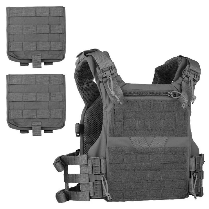 Premium Tactical Hunting Vest – Outdoor K19 Plate Carrier with MOLLE, Quick Release & Adjustable Cummerbund, Airsoft & 