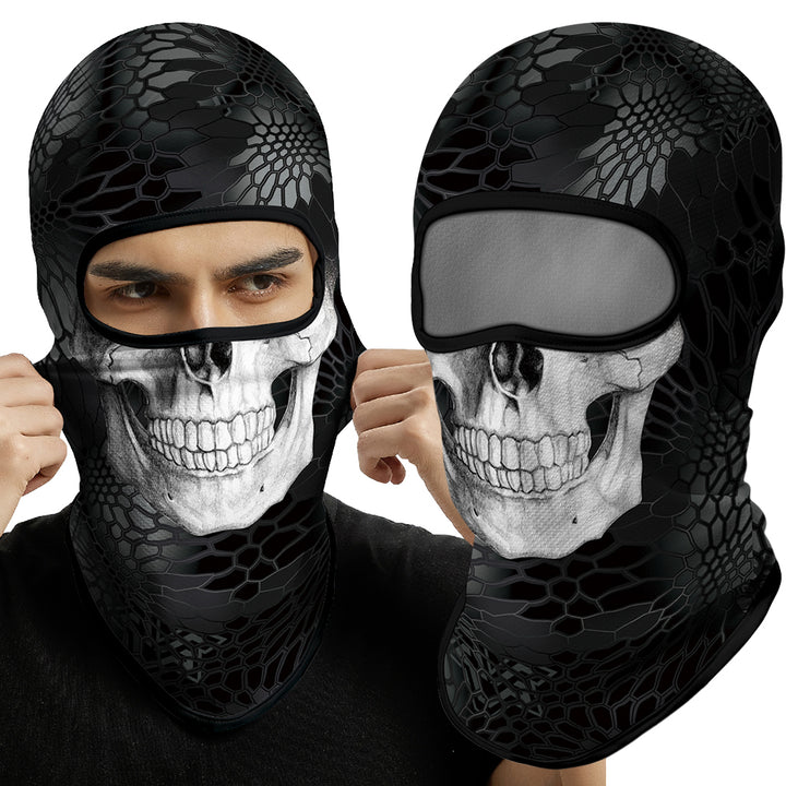 Masque de ski balaclava intégral premium – Hiver réchauffant pour le cyclisme, la moto, le snowboard, doublure de casque, protection UV, tissu Coolmax à séchage rapide pour hommes et activités de plein air