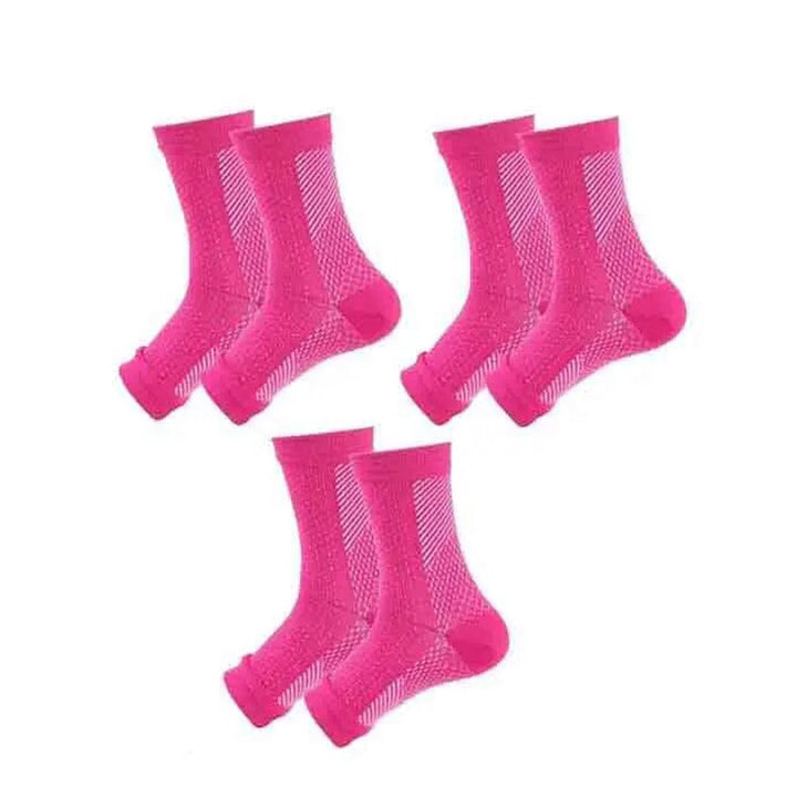 Manchons de Compression Premium pour Cheville – Attelle Sportive Respirante pour Hommes et Femmes, Protection pour la Course et en Extérieur, 1/3/5 Paires, Ajustement Réglable, Support Confortable