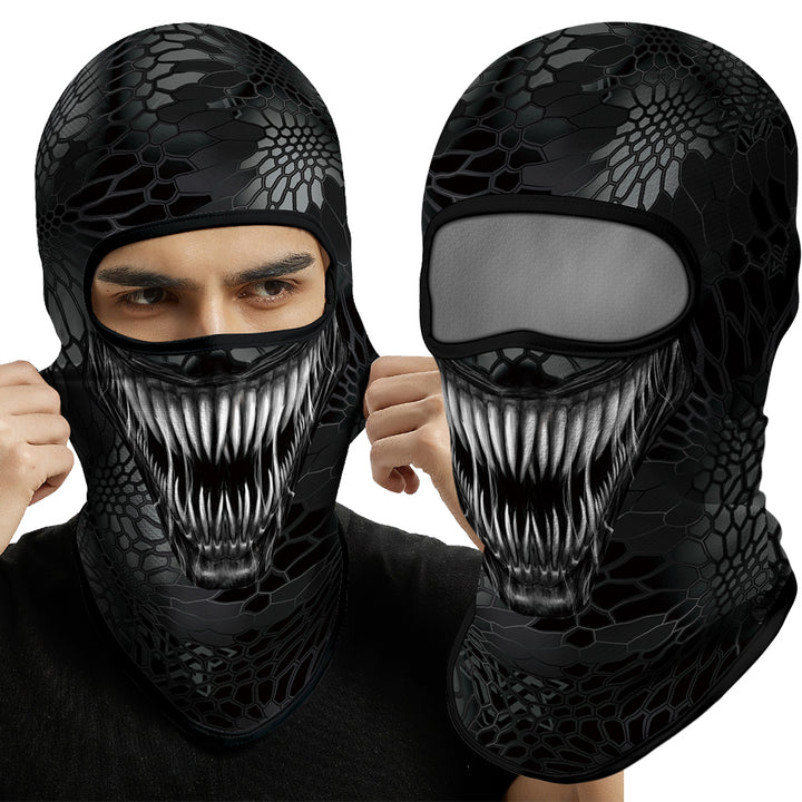 Masque de ski balaclava intégral premium – Hiver réchauffant pour le cyclisme, la moto, le snowboard, doublure de casque, protection UV, tissu Coolmax à séchage rapide pour hommes et activités de plein air
