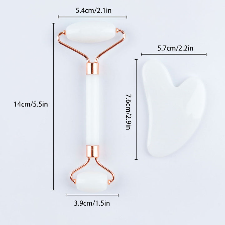 Premium Natural Resin Gua Sha Massage Tool – Scraping Tool Set for Face, Back, Neck, and Body Pain Relief, Smooth-Edge