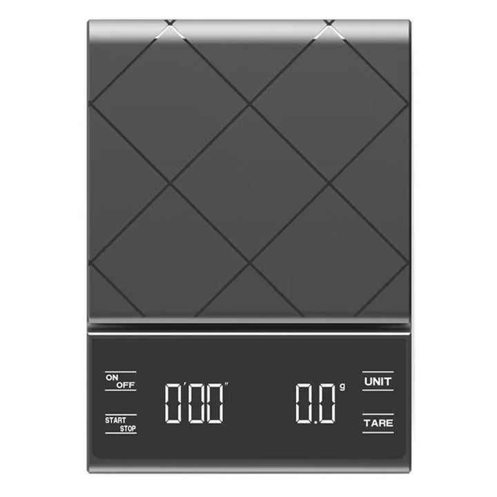 Premium Digital Coffee Scale - Built-in Battery, Auto Timer, 3kg Capacity, 0.1g Precision, Ideal for Pour Over & Espresso