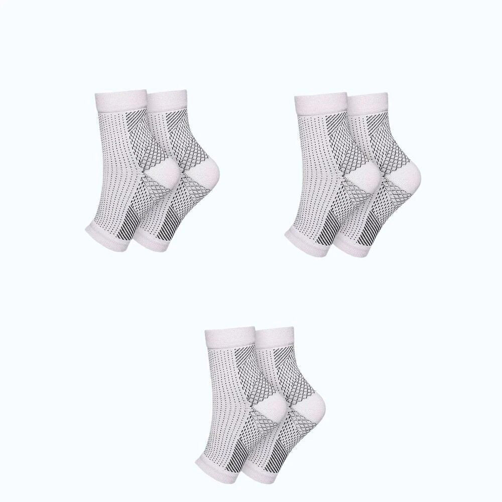 Manchons de Compression Premium pour Cheville – Attelle Sportive Respirante pour Hommes et Femmes, Protection pour la Course et en Extérieur, 1/3/5 Paires, Ajustement Réglable, Support Confortable