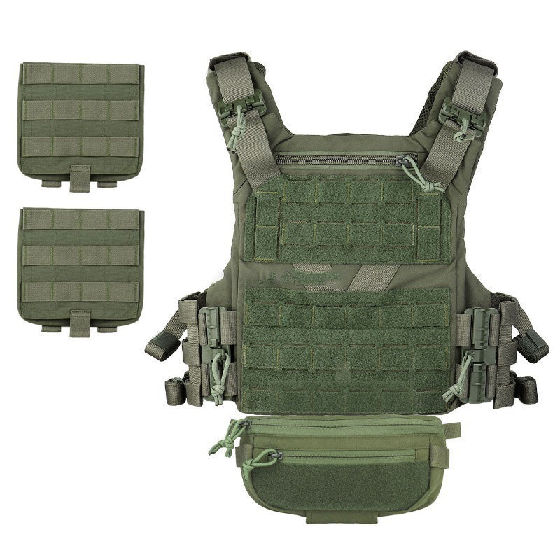 Premium Tactical Hunting Vest – Outdoor K19 Plate Carrier with MOLLE, Quick Release & Adjustable Cummerbund, Airsoft & 