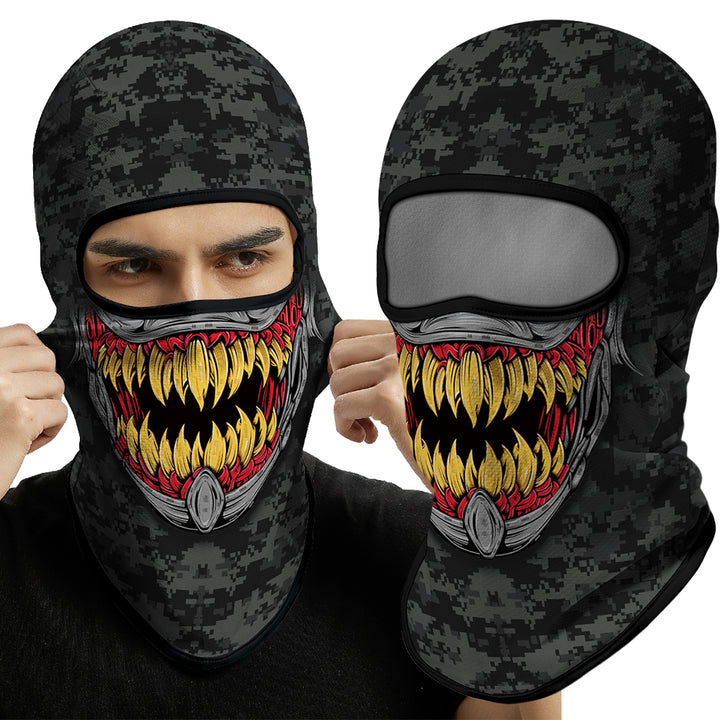 Masque de ski balaclava intégral premium – Hiver réchauffant pour le cyclisme, la moto, le snowboard, doublure de casque, protection UV, tissu Coolmax à séchage rapide pour hommes et activités de plein air