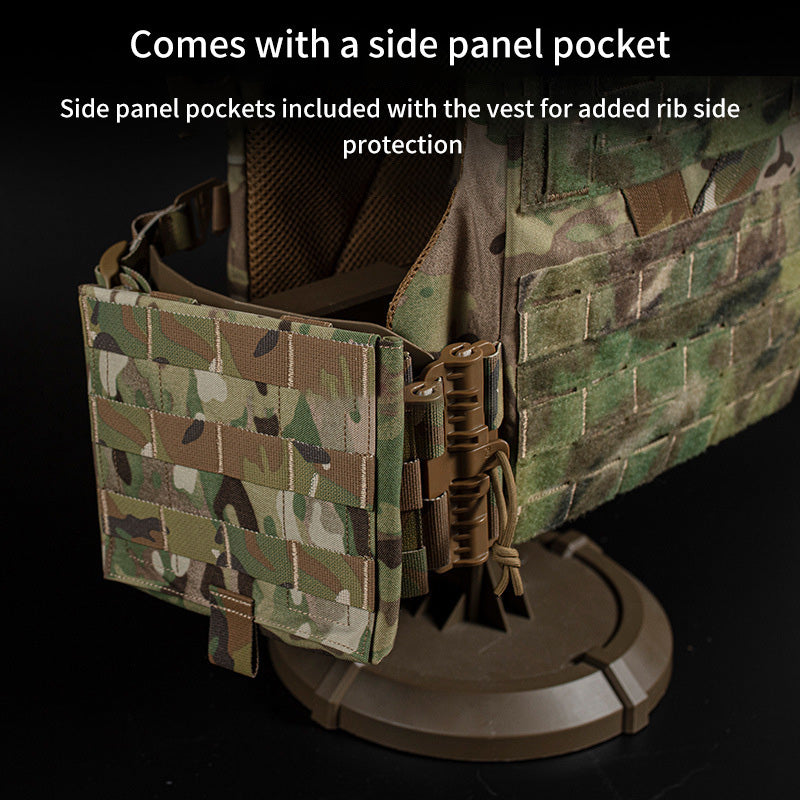 Premium Tactical Hunting Vest – Outdoor K19 Plate Carrier with MOLLE, Quick Release & Adjustable Cummerbund, Airsoft & 