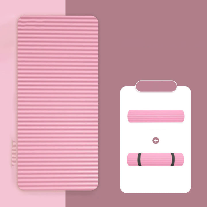 Tapis de yoga super long premium – Tapis d'exercice extra large de 2M en haute densité pour Pilates et fitness – Imperméable, antidérapant, épaisseur de 15 mm, avec sac de transport – Idéal pour les hommes et les débutants