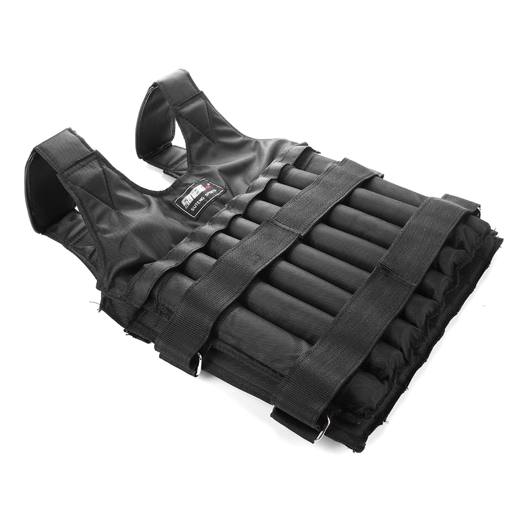 Premium Adjustable Weight Vest for Running, Jogging & Workout – 3kg, 15kg, 35kg Options, Fitness Exercise Jacket with Secure 