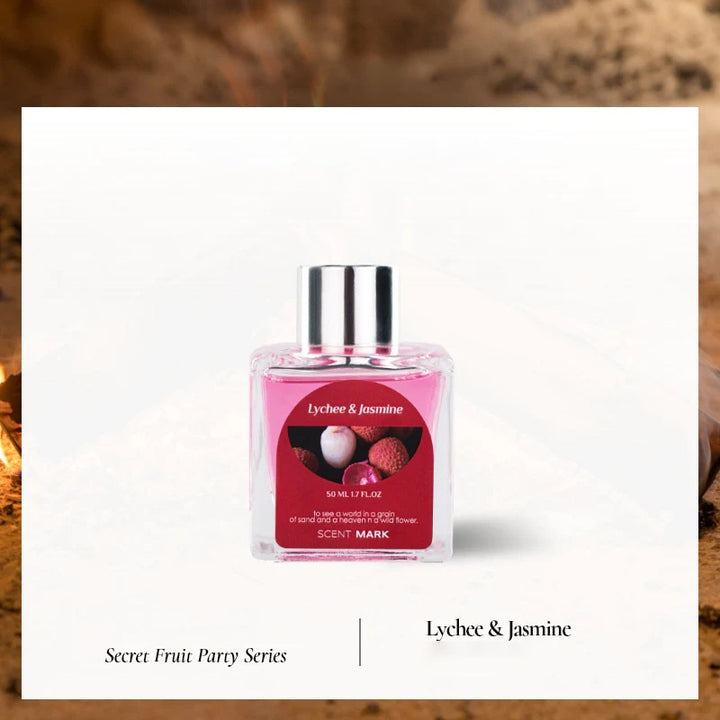 Ensemble de diffuseur de roseaux de luxe 50ML avec huiles essentielles – Parfums de lavande, rose, jasmin, désodorisant d'air d'aromathérapie pour hôtel et maison, parfum longue durée, bouteille en verre élégante