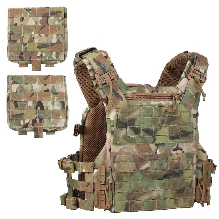 Premium Tactical Hunting Vest – Outdoor K19 Plate Carrier with MOLLE, Quick Release & Adjustable Cummerbund, Airsoft & 