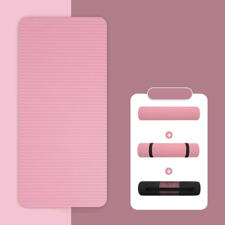 Tapis de yoga super long premium – Tapis d'exercice extra large de 2M en haute densité pour Pilates et fitness – Imperméable, antidérapant, épaisseur de 15 mm, avec sac de transport – Idéal pour les hommes et les débutants