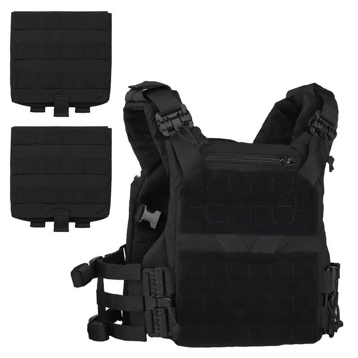 Premium Tactical Hunting Vest – Outdoor K19 Plate Carrier with MOLLE, Quick Release & Adjustable Cummerbund, Airsoft & 