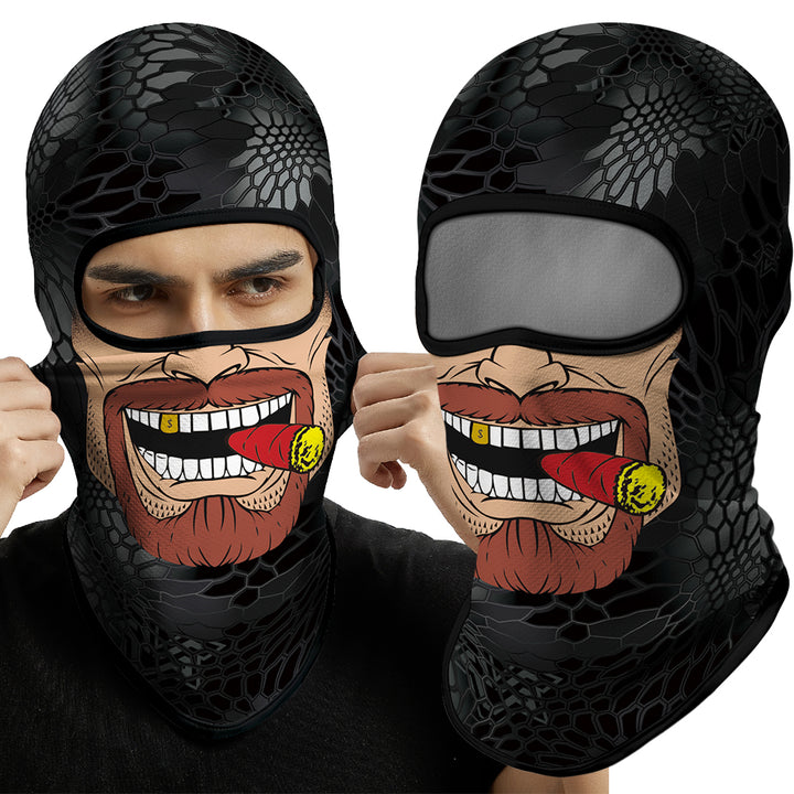 Masque de ski balaclava intégral premium – Hiver réchauffant pour le cyclisme, la moto, le snowboard, doublure de casque, protection UV, tissu Coolmax à séchage rapide pour hommes et activités de plein air
