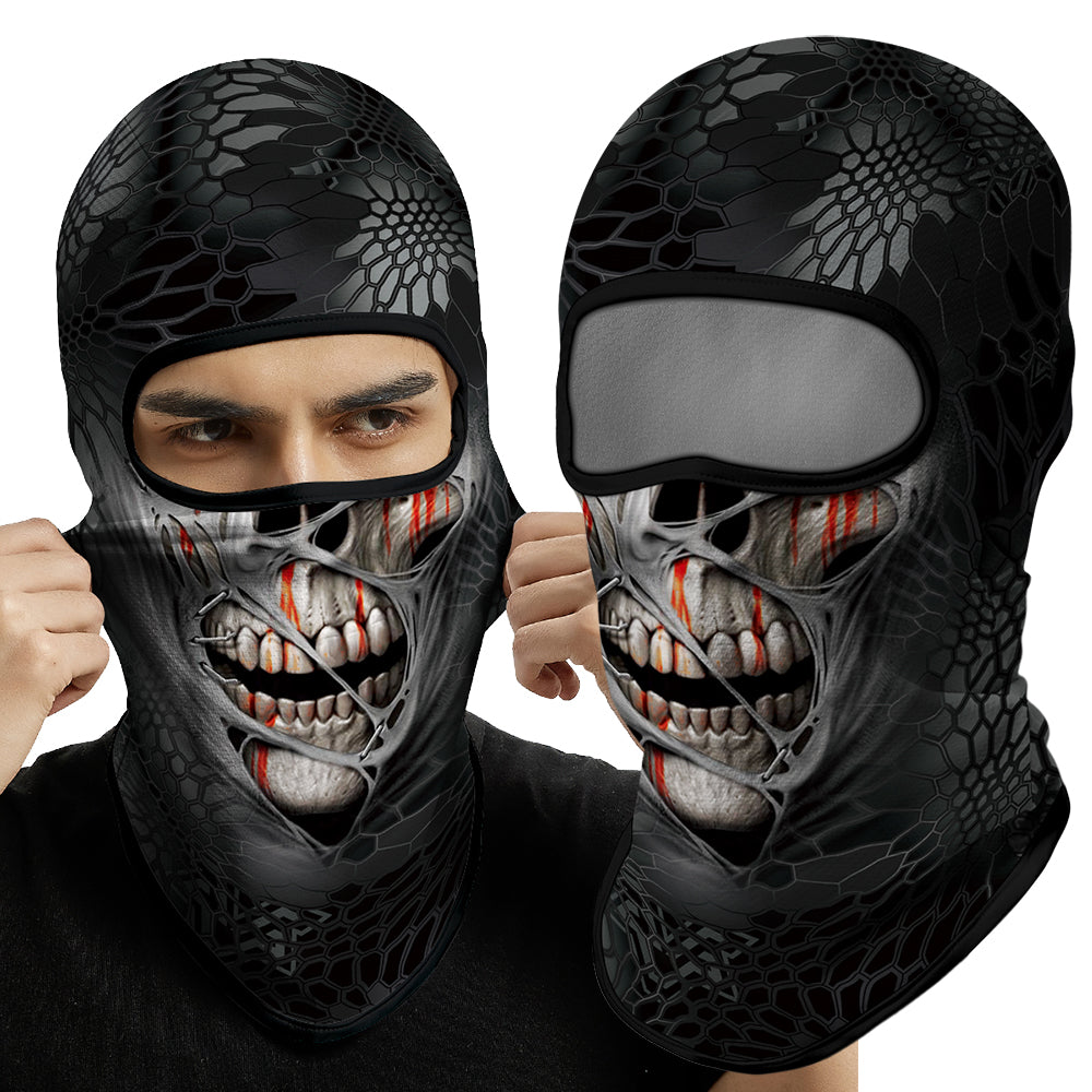 Masque de ski balaclava intégral premium – Hiver réchauffant pour le cyclisme, la moto, le snowboard, doublure de casque, protection UV, tissu Coolmax à séchage rapide pour hommes et activités de plein air