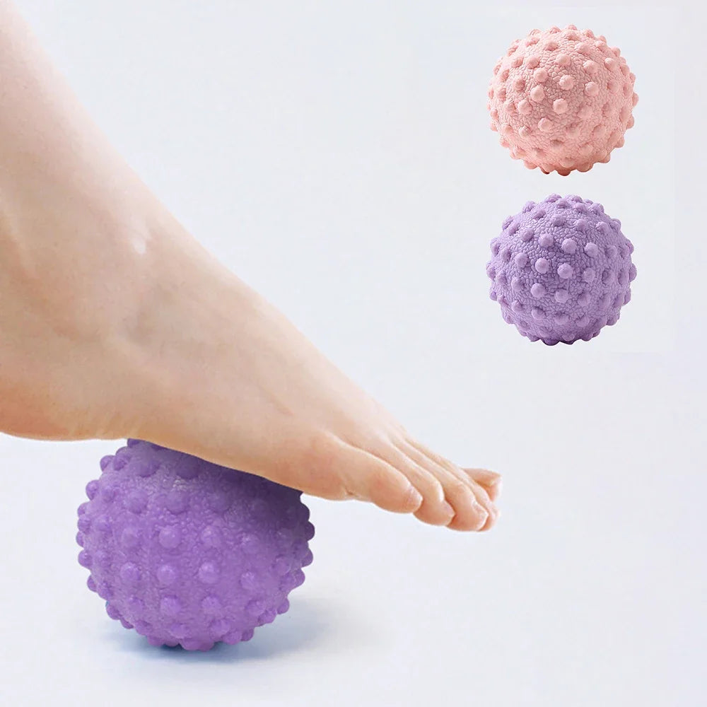 Premium TPE Trigger Point Massage Ball - Yoga, Foot & Leg Acupoint Roller for Muscle Relaxation, 5cm Diameter, Lightweight