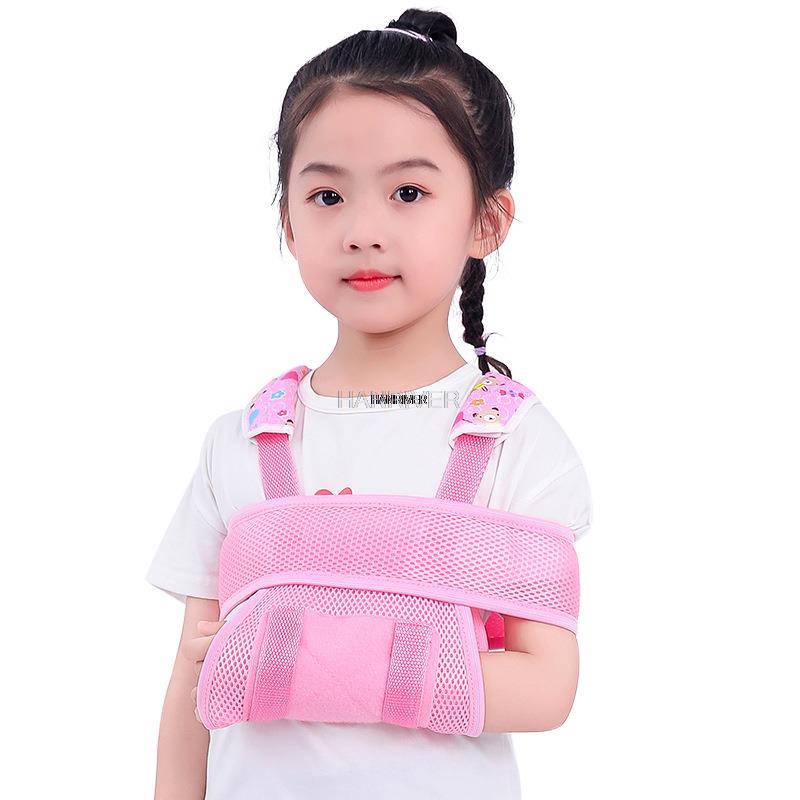 Écharpe de bras pour enfants premium pour immobilisation de l'avant-bras et de l'épaule fracturés - Support ajustable, respirant et sans latex pour le confort et la récupération (tailles XXS, XS)