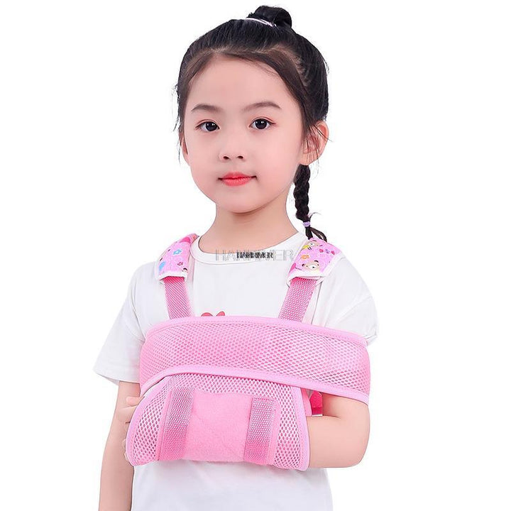 Écharpe de bras pour enfants premium pour immobilisation de l'avant-bras et de l'épaule fracturés - Support ajustable, respirant et sans latex pour le confort et la récupération (tailles XXS, XS)