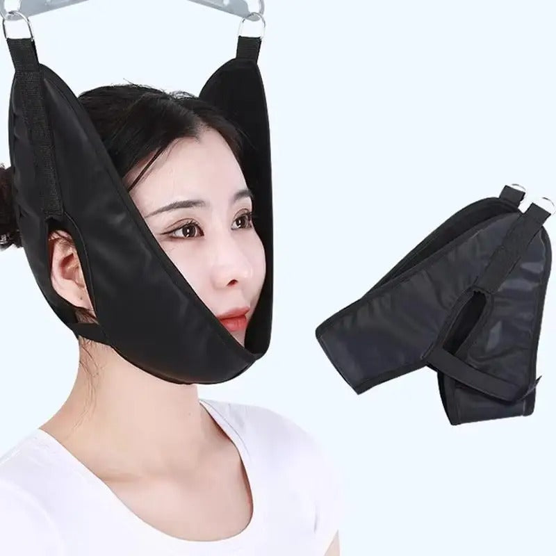 Dispositif de traction cervicale de haute qualité pour un usage domestique, hamac de traction pour le cou à suspendre au-dessus de la porte, soulagement de la douleur et attelle de correction de la colonne vertébrale pour la thérapie physique