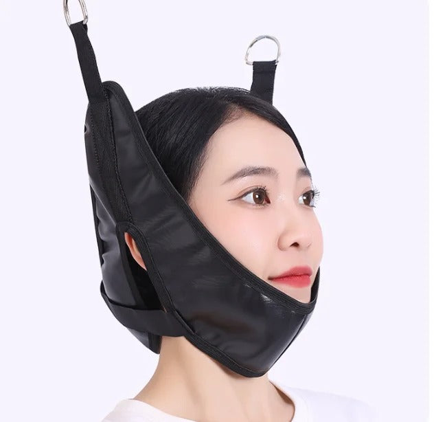 Dispositif de traction cervicale de haute qualité pour un usage domestique, hamac de traction pour le cou à suspendre au-dessus de la porte, soulagement de la douleur et attelle de correction de la colonne vertébrale pour la thérapie physique