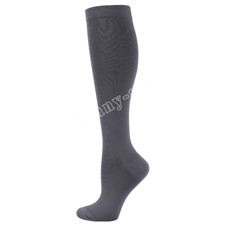 Chaussettes de Compression Premium pour Hommes et Femmes – Chaussettes Élastiques de Sport, de Course, de Randonnée, de Grossesse et de Vol pour Varices, Jambes Gonflées, Soutien au Marathon
